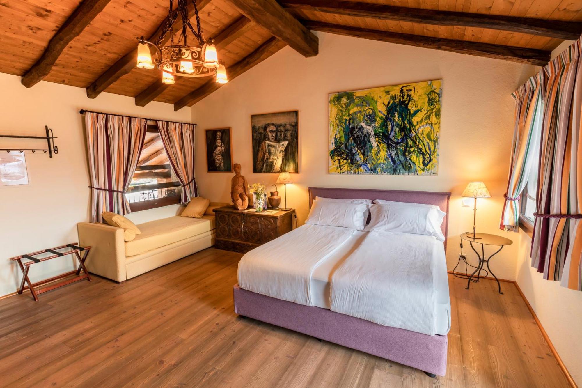 Wine & Art Relais Vallombrosa Castelrotto Chambre photo